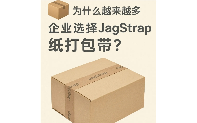 為什么越來越多企業(yè)選擇JagStrap紙打包帶？